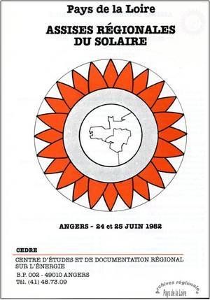 Affiche des « Assises régionales du solaire », 1982